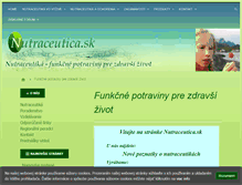 Tablet Screenshot of nutraceutica.sk